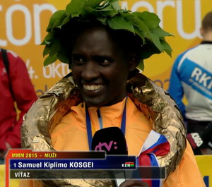 Vítaz: Kosgei Samuel Kiplimo