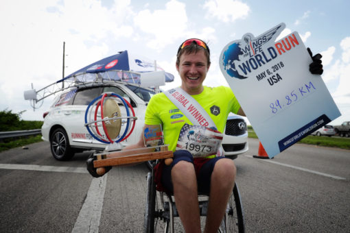 Robert Snow Wings for Life World Run TITLE