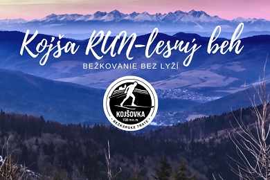 logo Kojša RUN - lesný beh "Bežkovanie bez lyží"