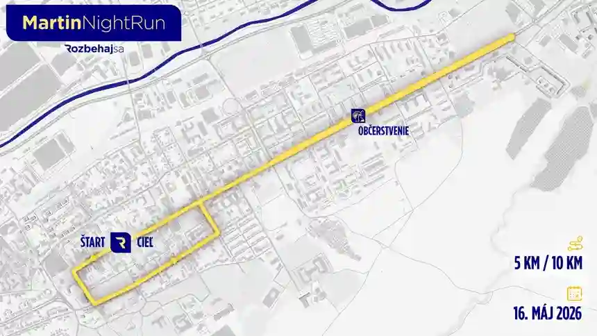 Martin Night Run | mapa