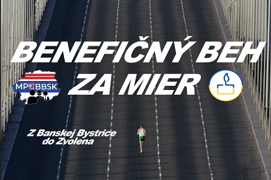 logo behu: Benefičný Beh za mier