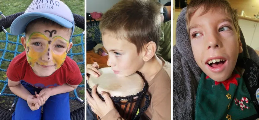 Tomáš, Lukáš a Andrej AGEL BEH DETI U kopie